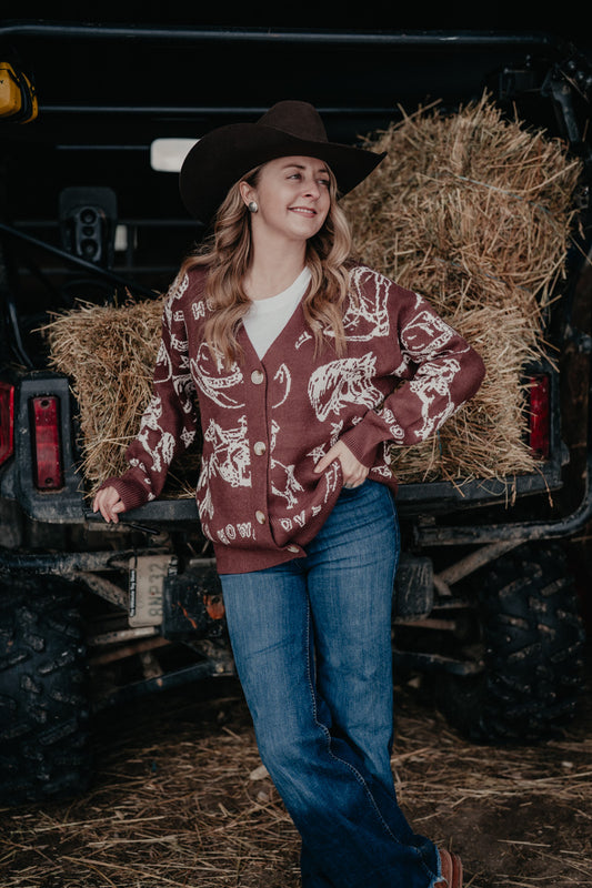 'Western Thing' Oversized Cardigan (S-XL)