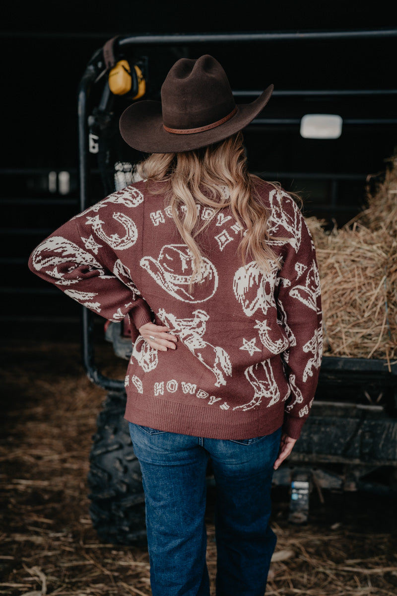 'Western Thing' Oversized Cardigan (S-XL)