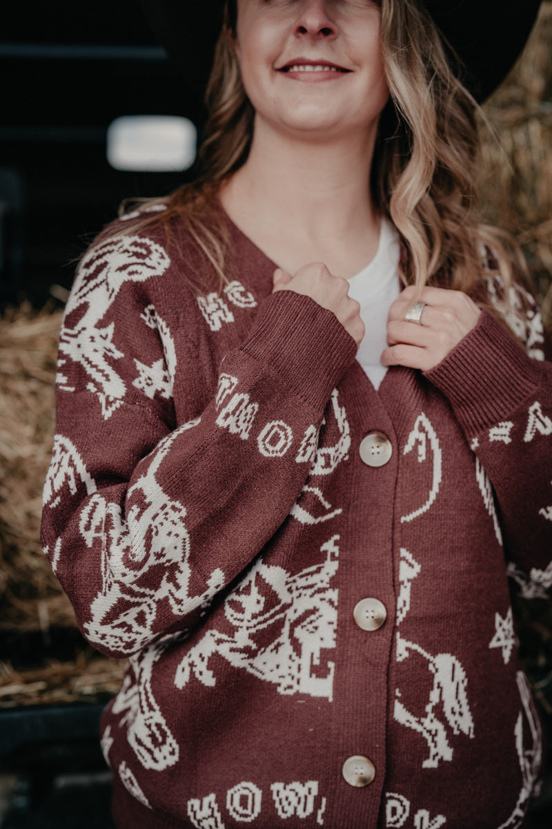 'Western Thing' Oversized Cardigan (S-XL)