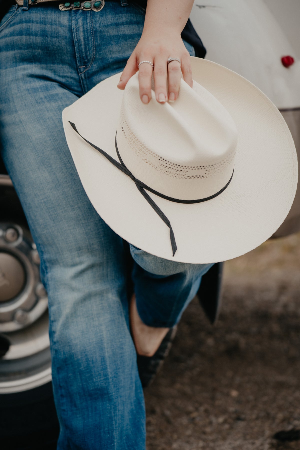 Denison 7X Straw Cowboy Hat by Resistol