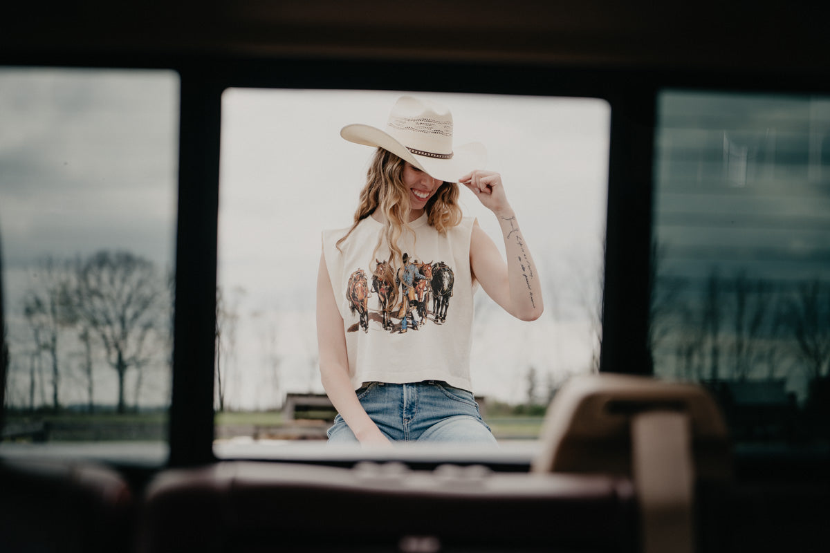 Elmhurst Straw Cowboy Hat by Stetson