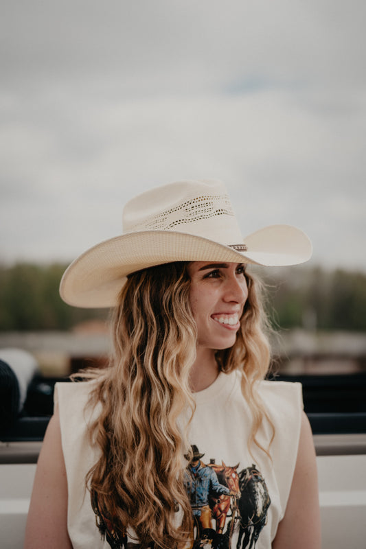 Elmhurst Straw Cowboy Hat by Stetson