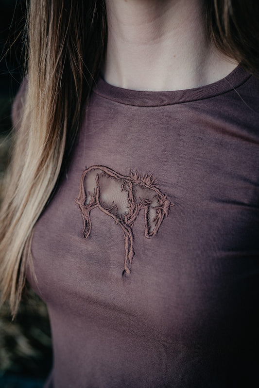 'Buck Out' Mocha Long Sleeve Shirt (XS - XXL)