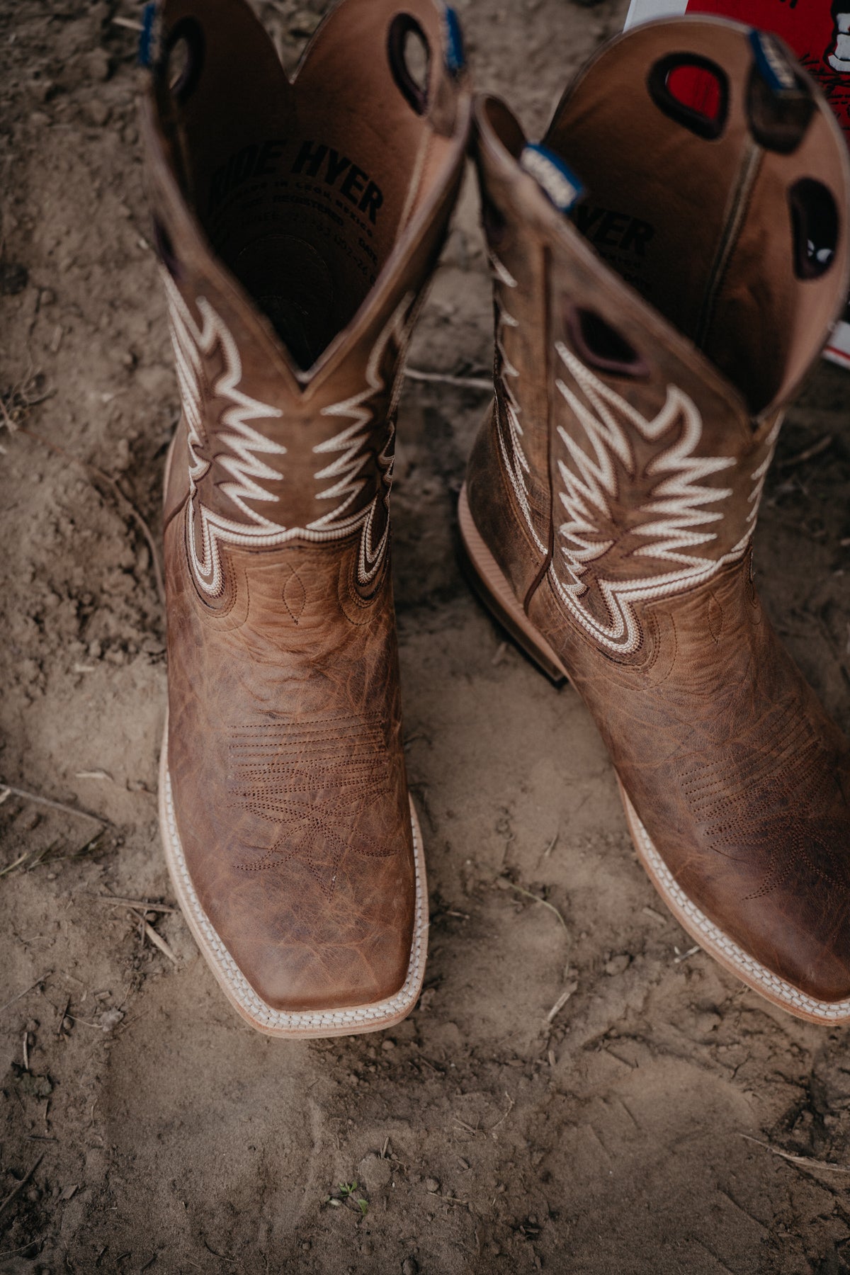 13" 'Walton' Brown Men's Hyer Cowboy Boots (Size 8-13/ D & EE Widths)