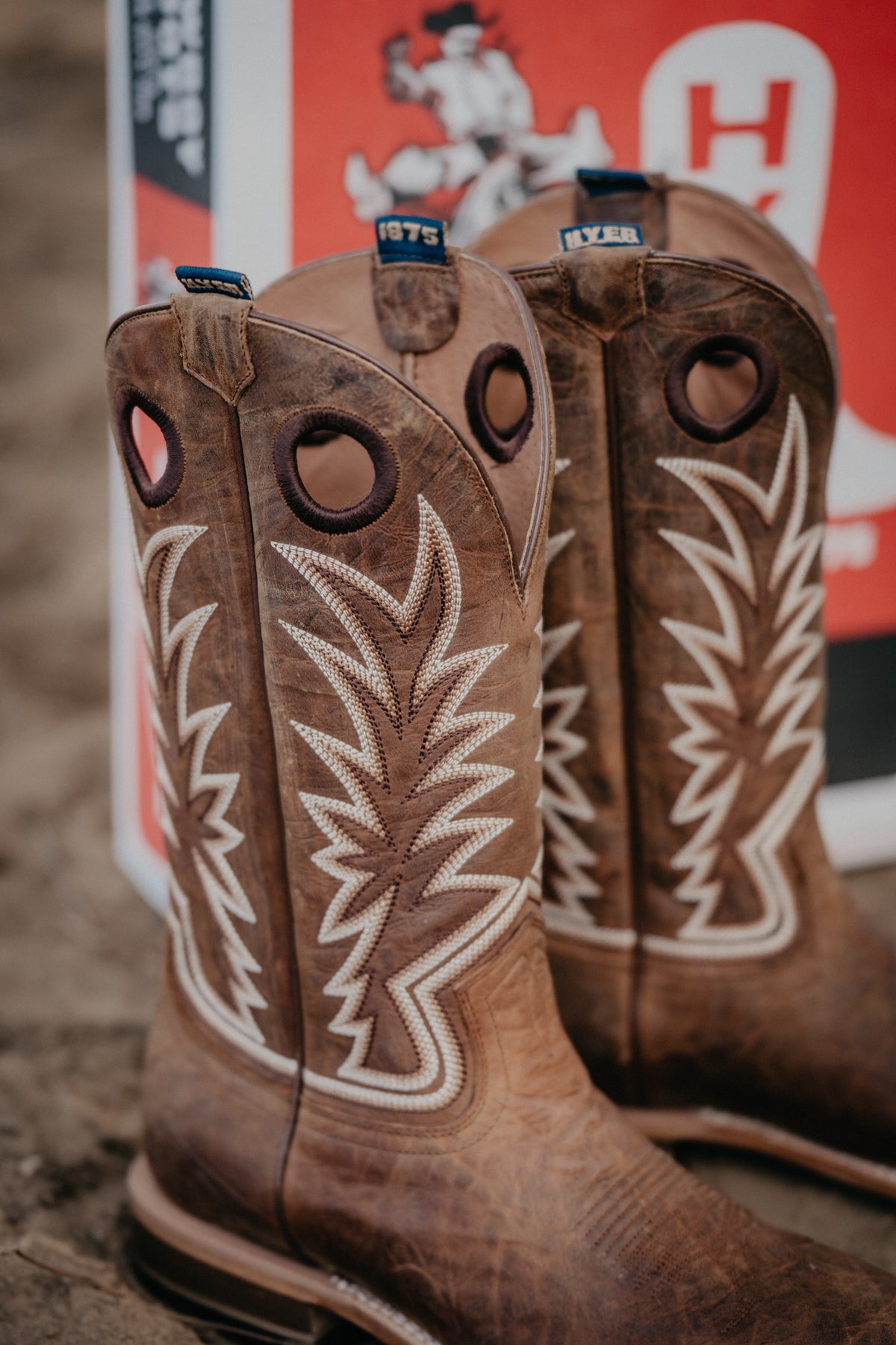13" 'Walton' Brown Men's Hyer Cowboy Boots (Size 8-13/ D & EE Widths)
