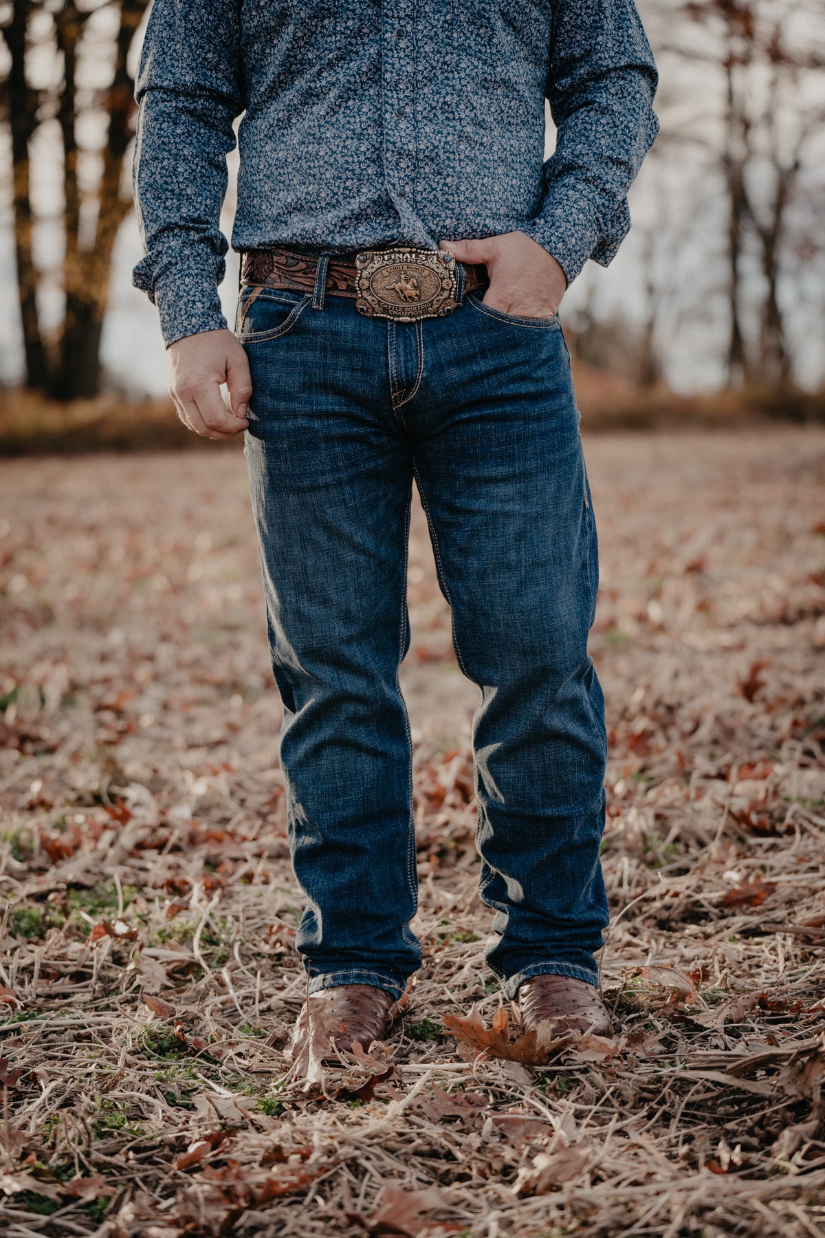 'Ricco' Men's Ariat M7 Slim Fit Straight Leg Jean (1 38/36 ONLY)