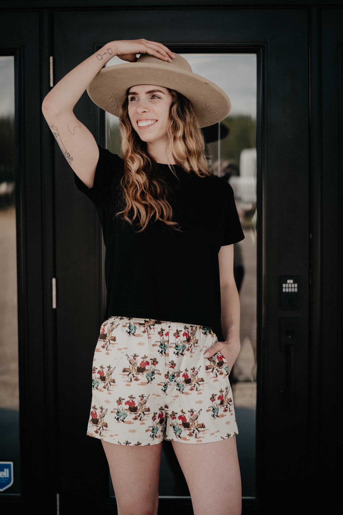 'Wagon Wheel' Boxer Shorts (S-L)
