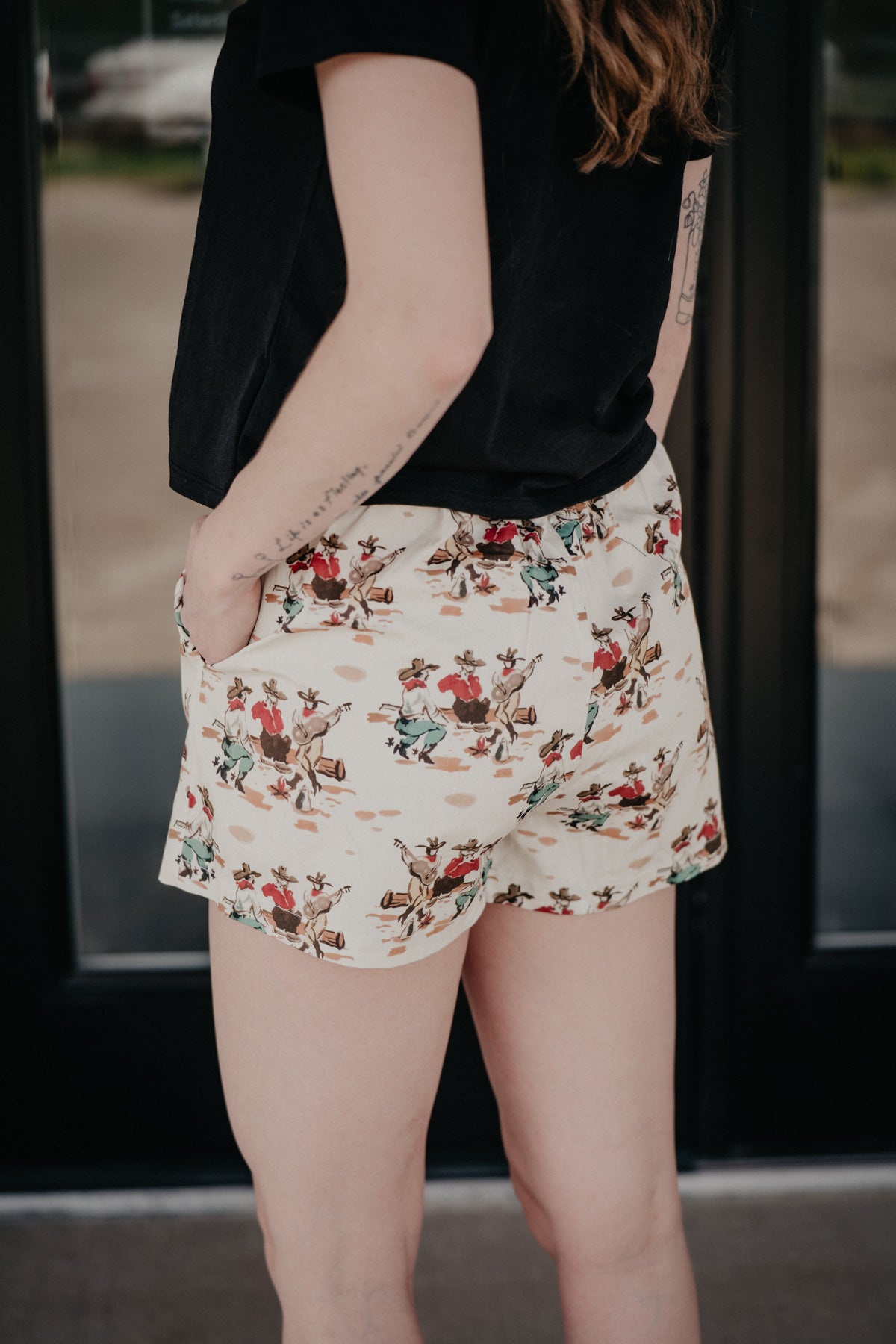 'Wagon Wheel' Boxer Shorts (S-L)