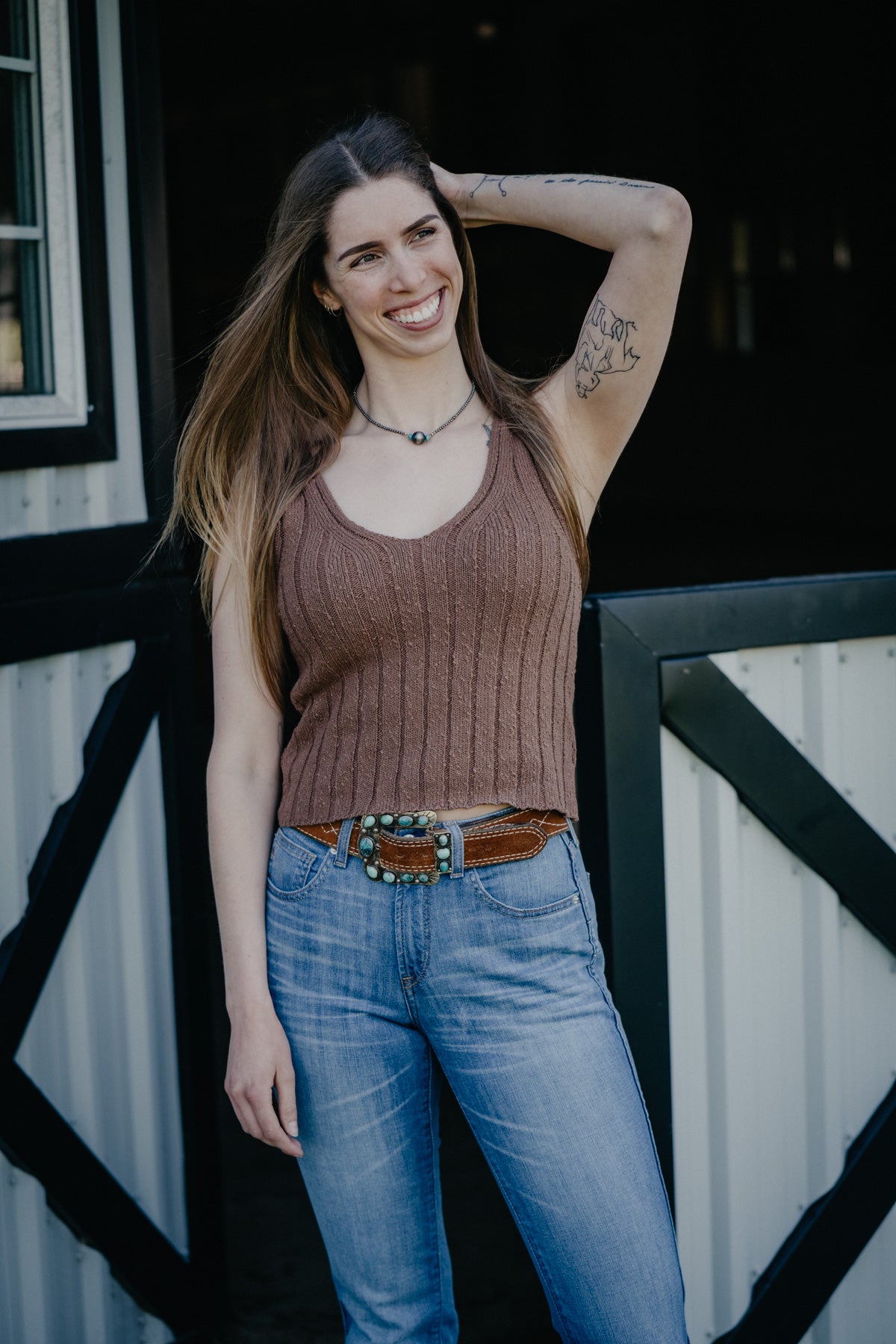 'Cottonwood' V Neck Sweater Tank by Z Supply (XS-L)