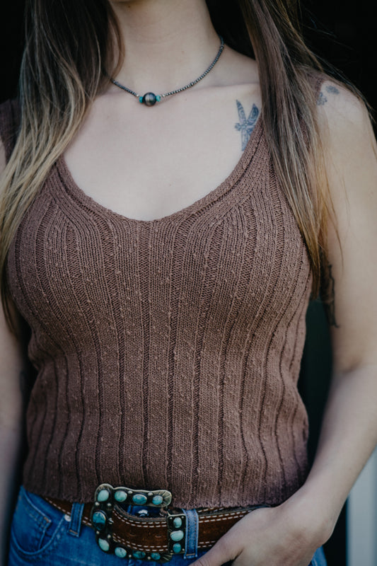 'Cottonwood' V Neck Sweater Tank by Z Supply (XS-L)