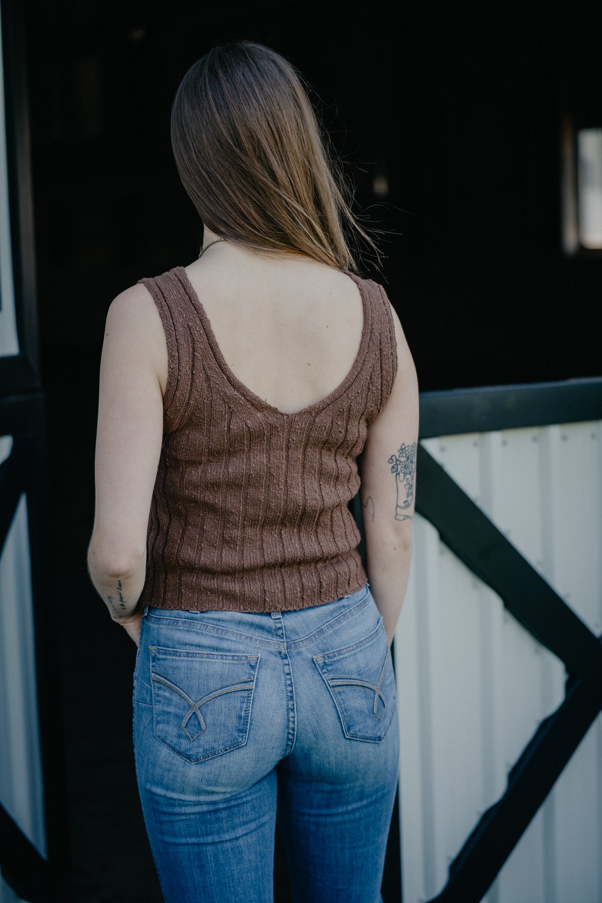 'Cottonwood' V Neck Sweater Tank by Z Supply (XS-L)