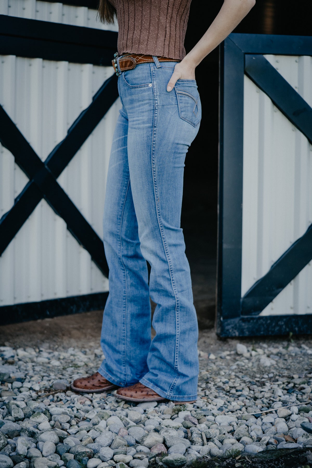 'Lorena' High Rise Bootcut Jean by Ariat (Sizes 24-34)