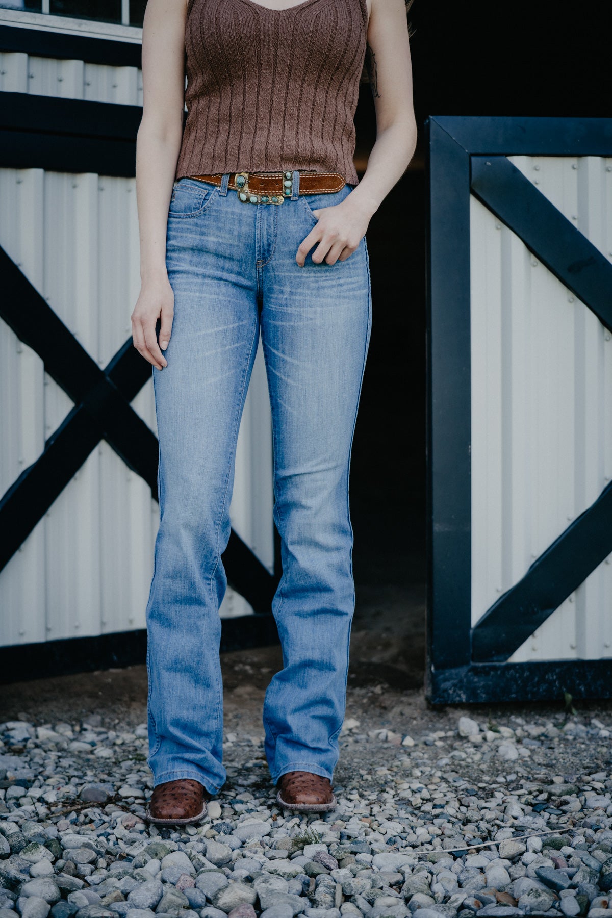 'Lorena' High Rise Bootcut Jean by Ariat (Sizes 24-34)