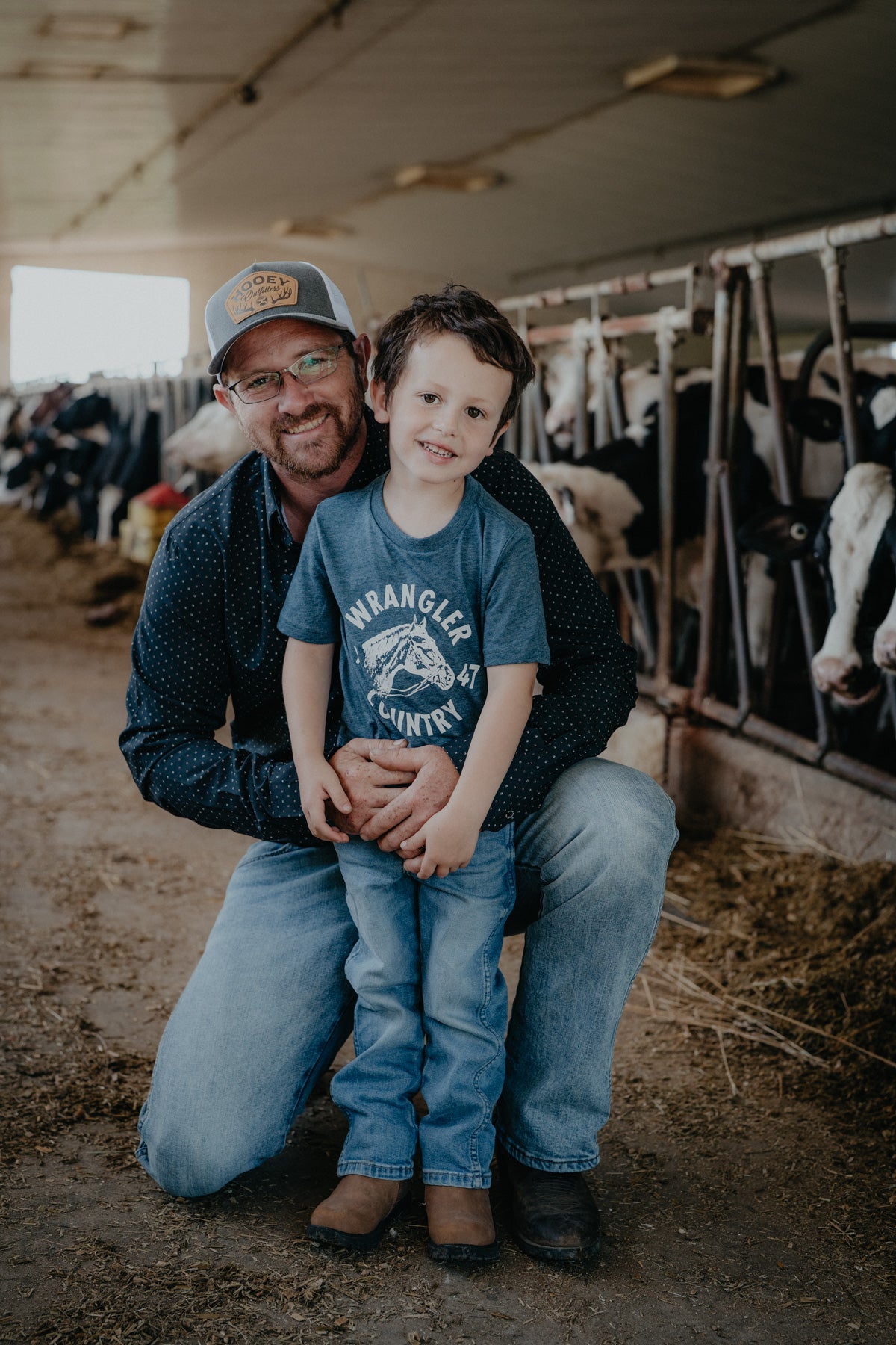 'Tack Stargazer' Boy's Blue Wrangler T-Shirt