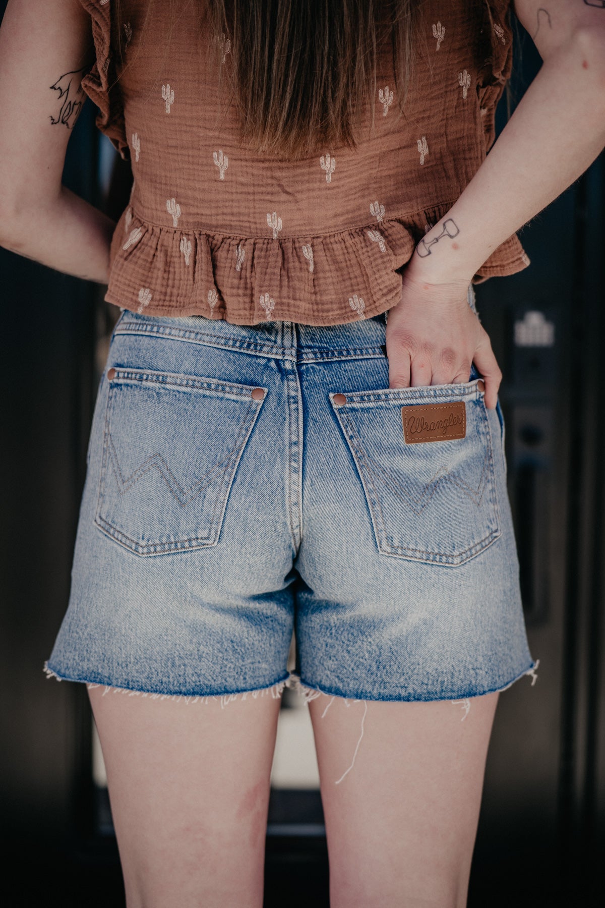 'Stella' Wrangler Cowboy Cut Short 5.5" Inseam (24-33)