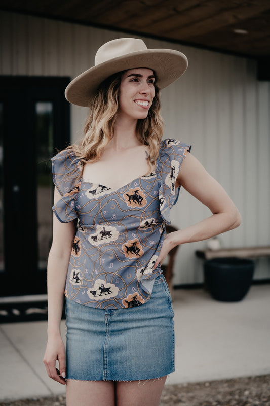 'Lasso Lady' Blouse (XS-XL)