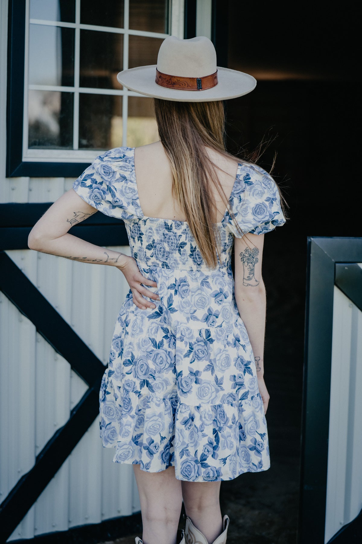 'Aria' Women's Ariat Floral Print Dress (XS-XXL)