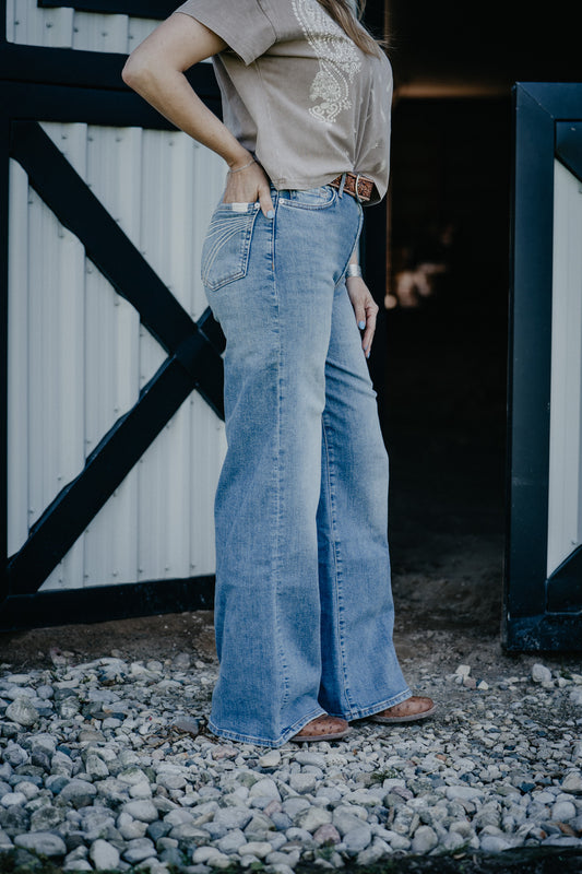 Ultra High Rise 'Jo' Wide Leg Jean by 7FMK 32.5" Inseam {PROPHEXA}