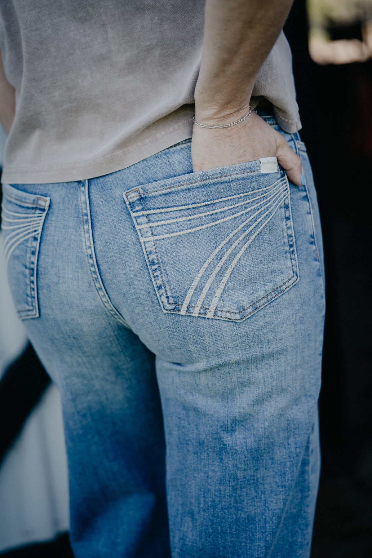 Ultra High Rise 'Jo' Wide Leg Jean by 7FMK 32.5" Inseam {PROPHEXA}