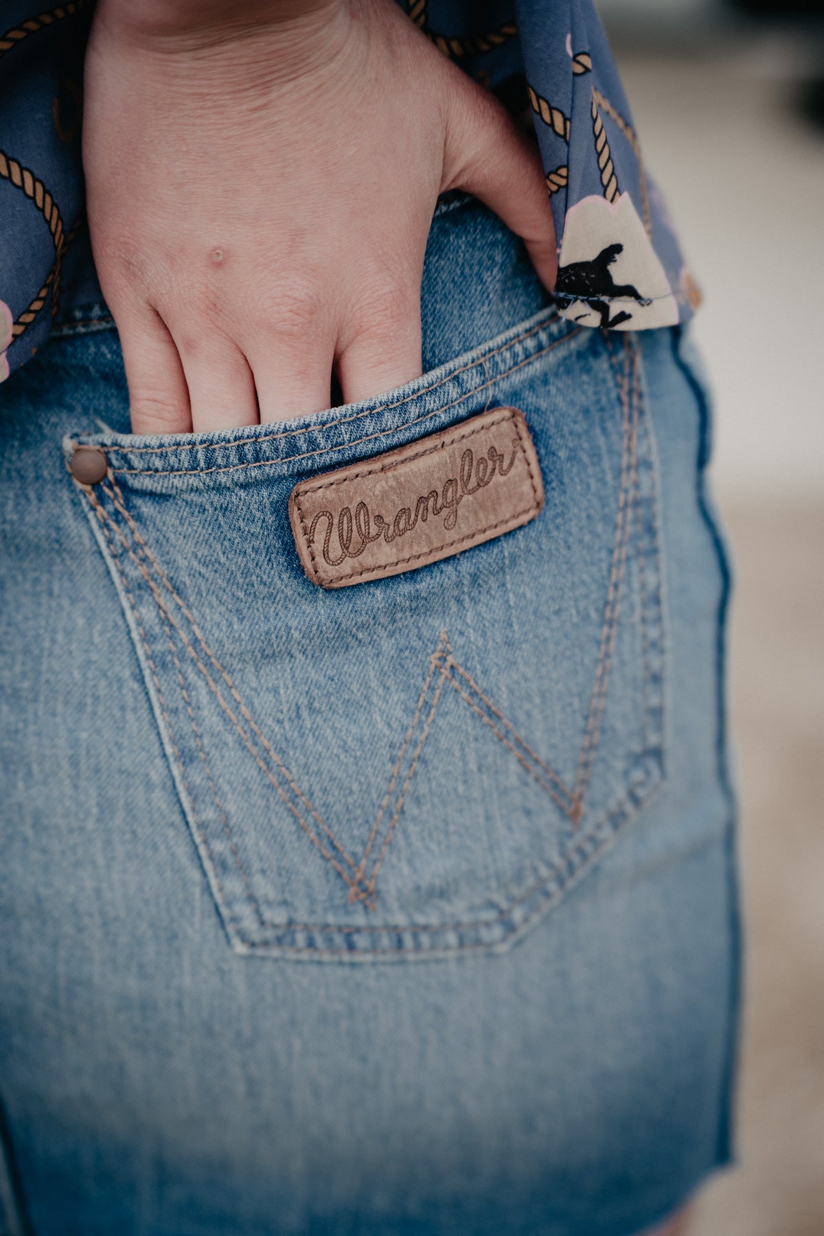 'Bowen' Retro Wrangler Bailey Skirt (1 32 Only)