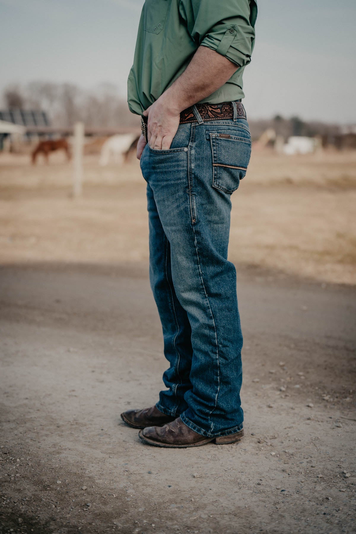 'Hamilton' Men's Ariat M5 Pro Series Straight Leg Jean (Size 28-42)