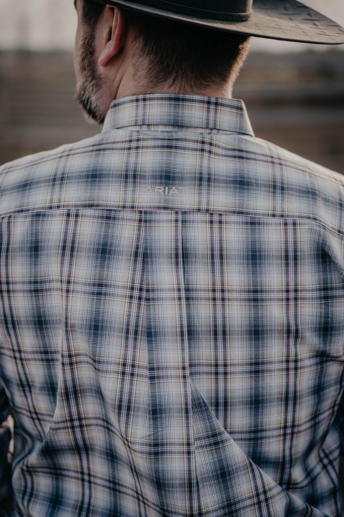 'Dash' Ariat Men's Pro Series Plaid Button Down Shirt (S, XL Only)