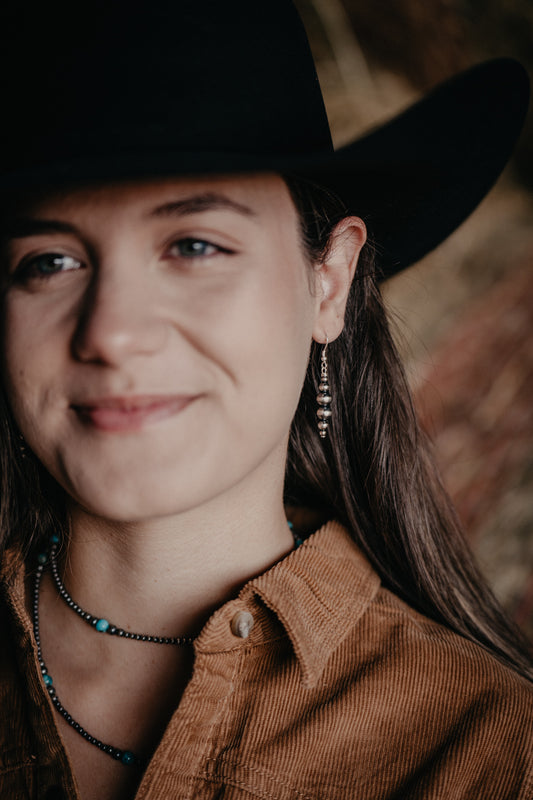 Navajo Ball Drop Earrings