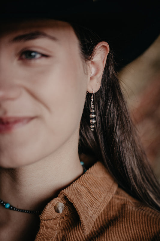 Navajo Ball Drop Earrings