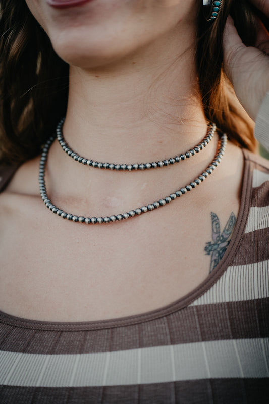 5mm Navajo Pearl Necklace (Various Lengths)