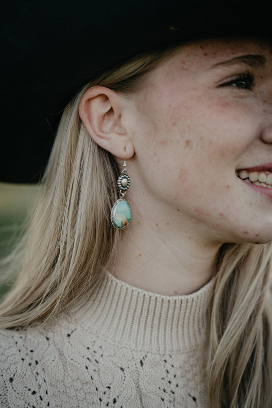 Turquoise Statement Earrings
