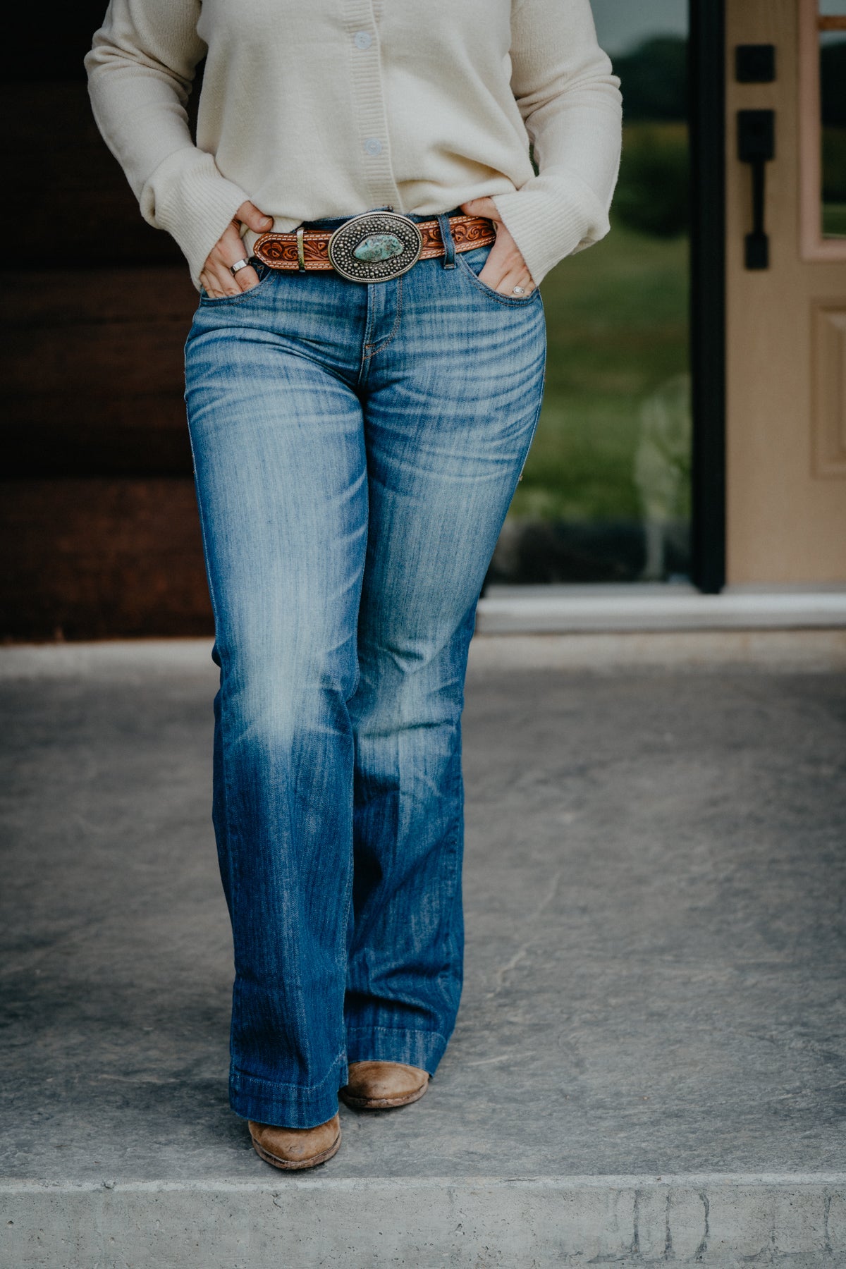 'Bessie' Perfect Rise Slim Trouser Jean by Ariat (Sizes 24-24W Extended)