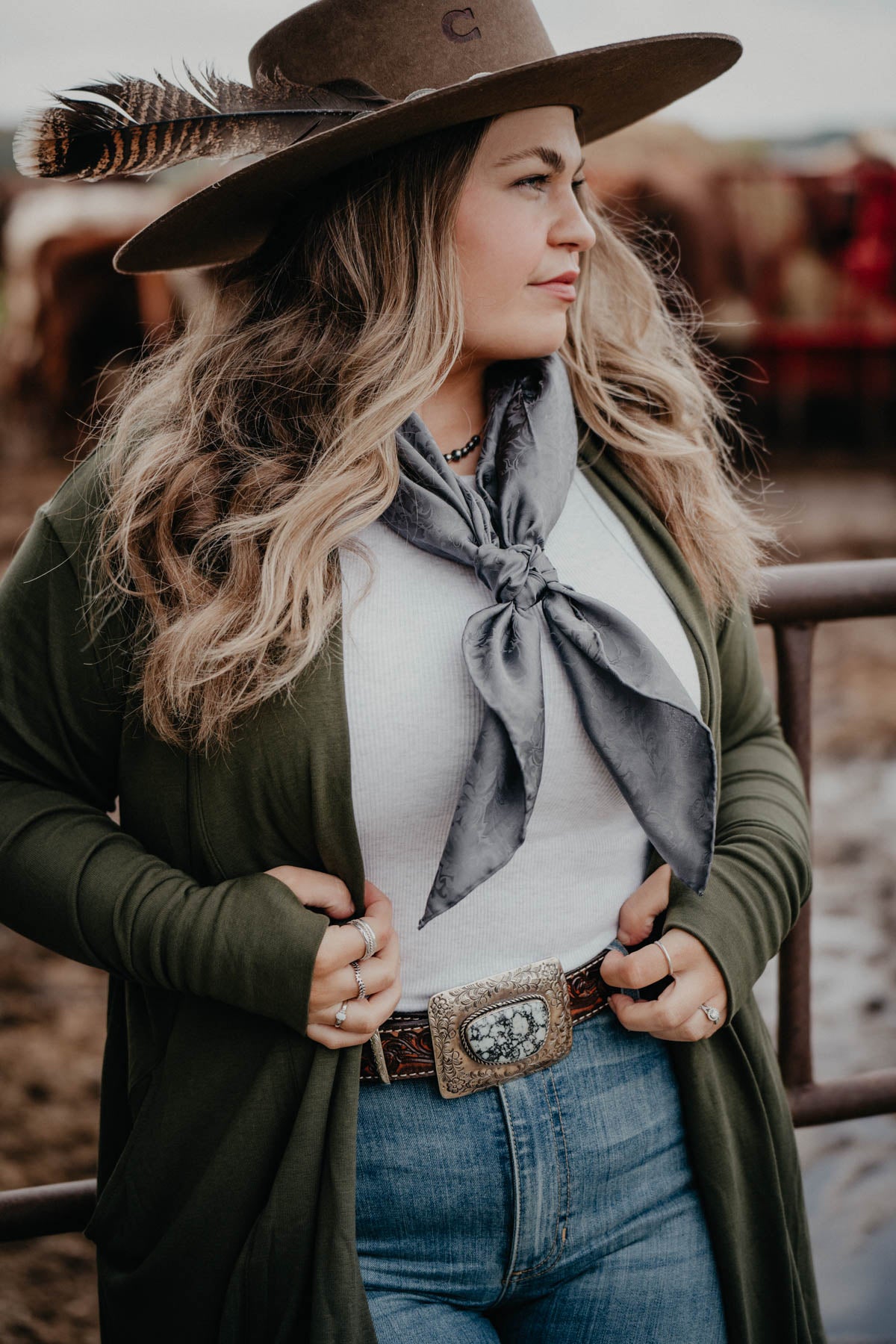 Jacquard 34.5" Wild Rag (Multiple Colours)