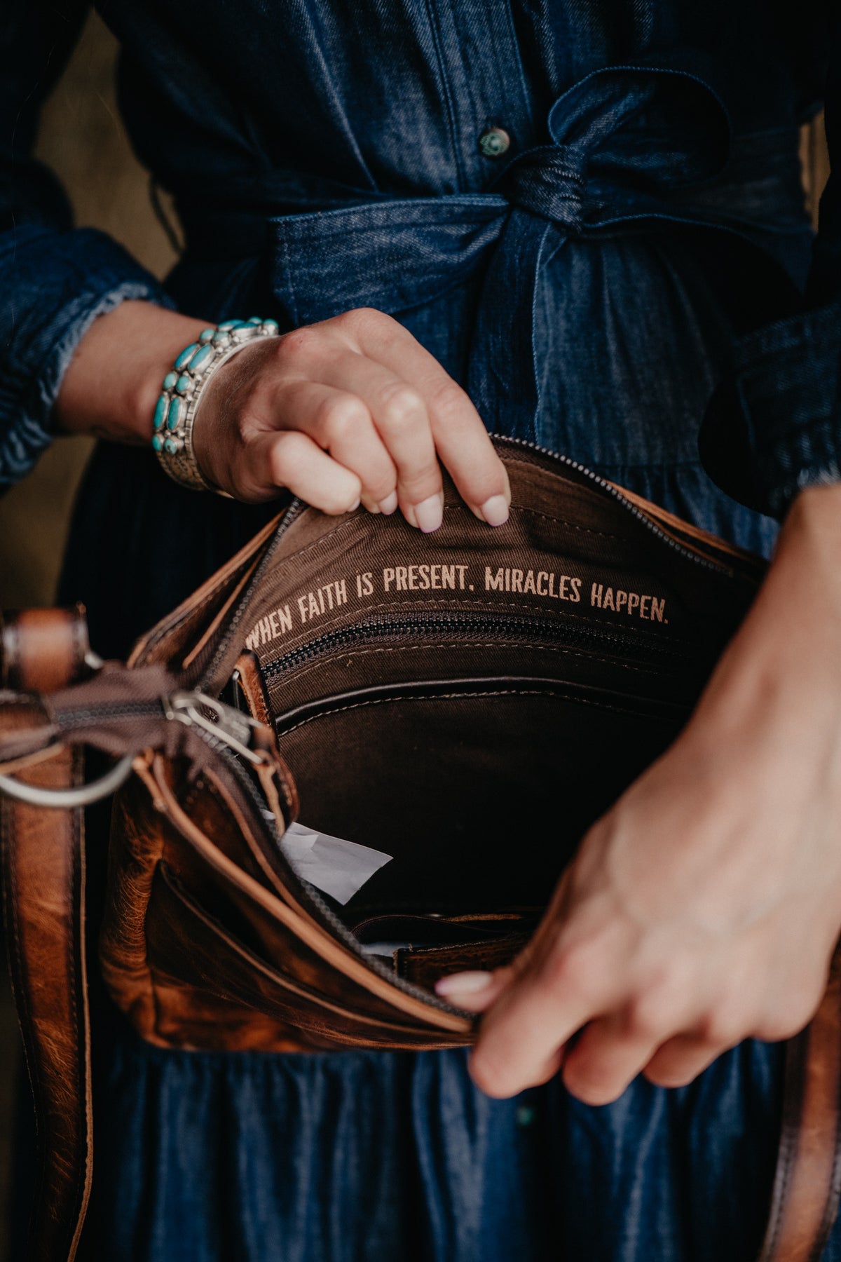 'Olivia' Vaquero Concho Cowhide Crossbody by STS Ranchwear 1