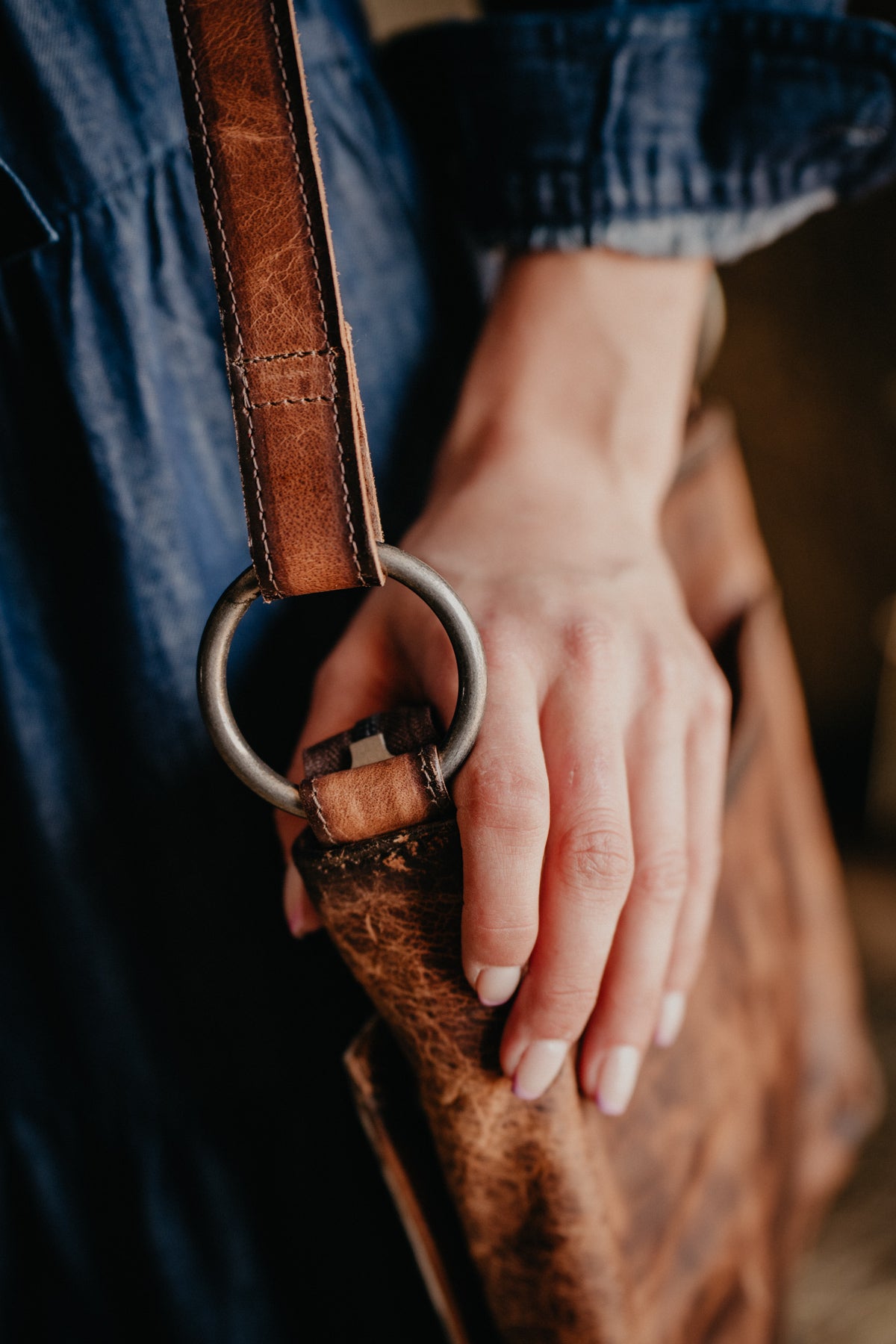'Olivia' Vaquero Concho Cowhide Crossbody by STS Ranchwear 1