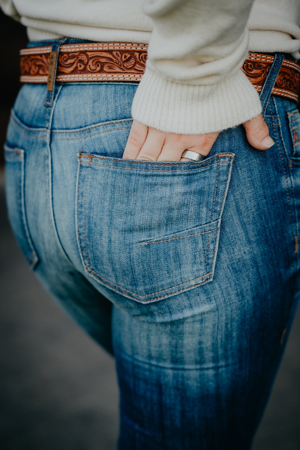 'Bessie' Perfect Rise Slim Trouser Jean by Ariat (Sizes 24-24W Extended)