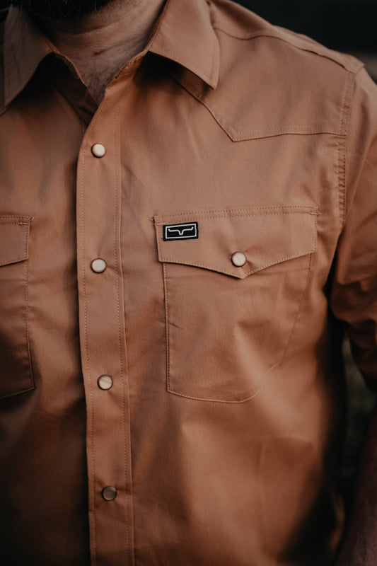 'Rio' Men's Short Sleeve Pearl Snap Shirt by Kimes Ranch (XXL ONLY)