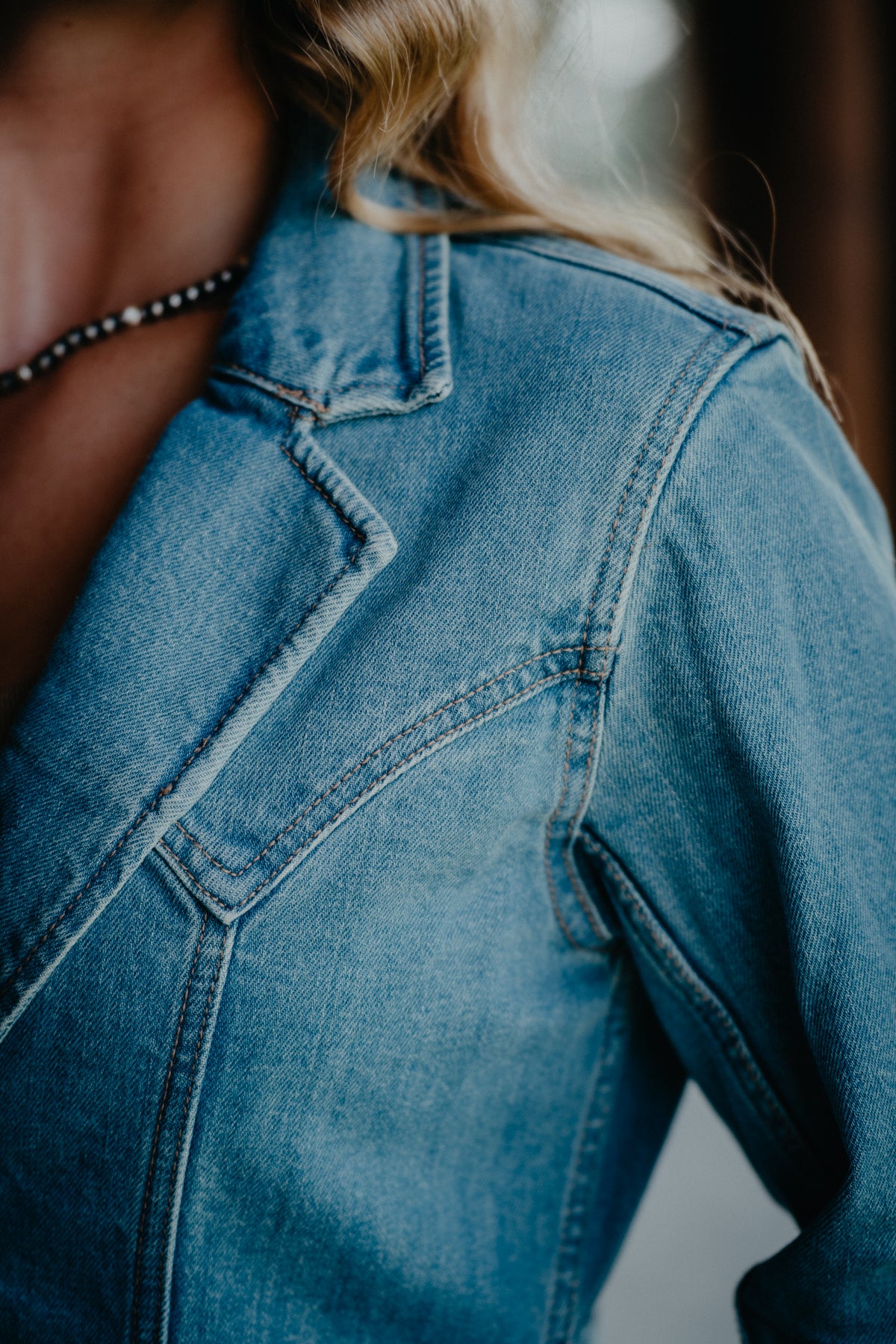 'Danielle' Wrangler Denim Blazer (M-XL)