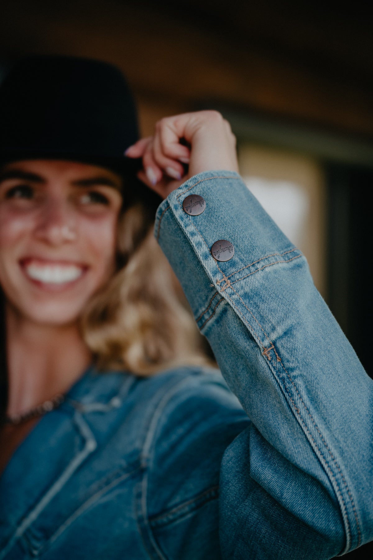 'Danielle' Wrangler Denim Blazer (M-XL)