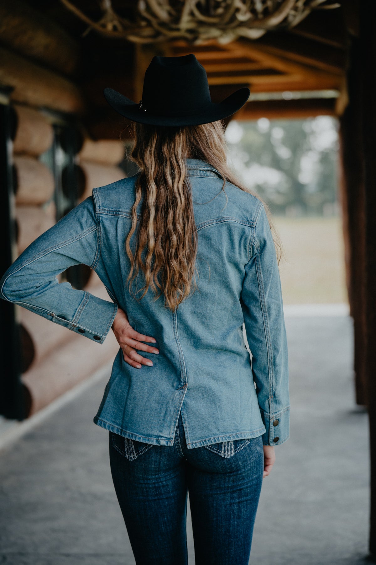 'Danielle' Wrangler Denim Blazer (M-XL)