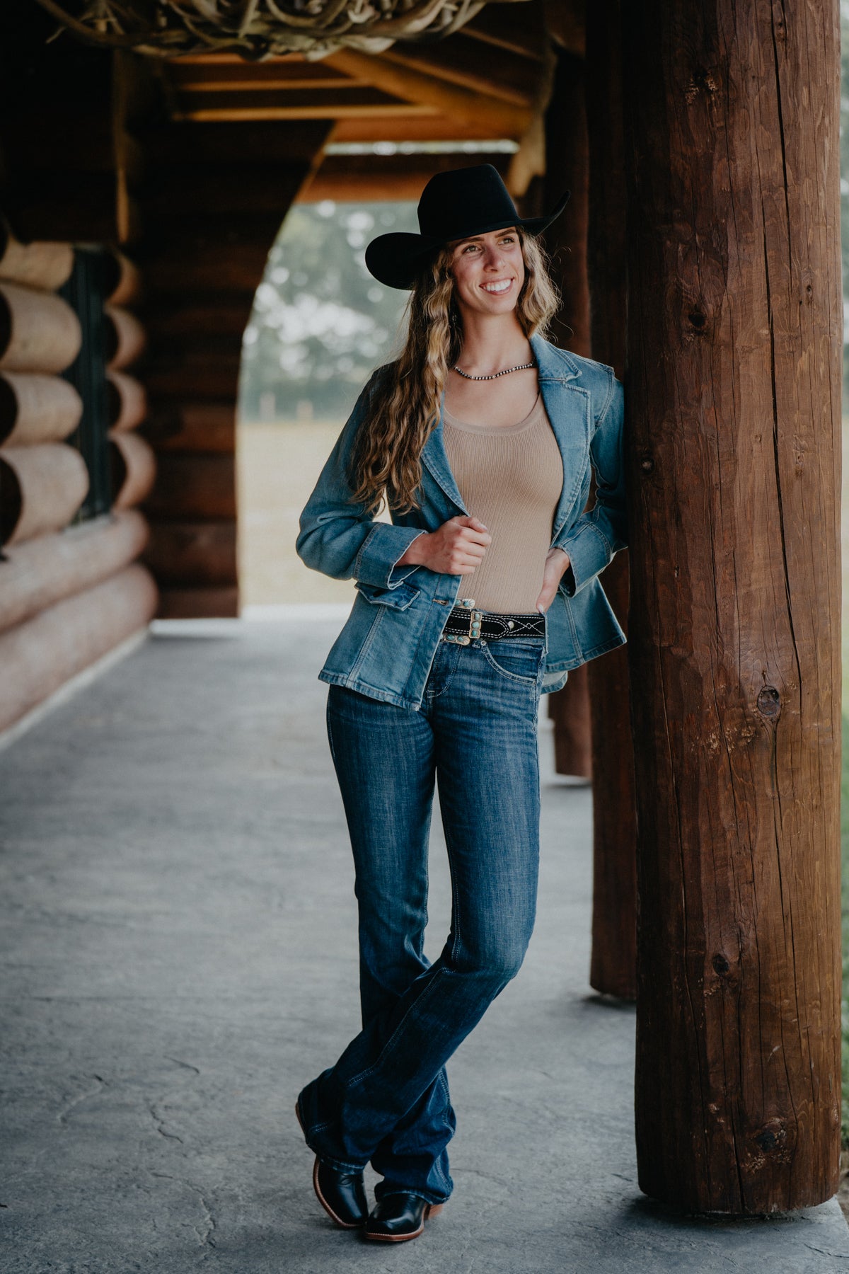 'Danielle' Wrangler Denim Blazer (M-XL)