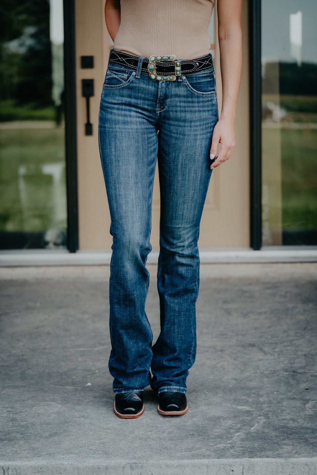 'Stella' Perfect Rise Bootcut Jean by Ariat (Sizes 24-24W Extended size)