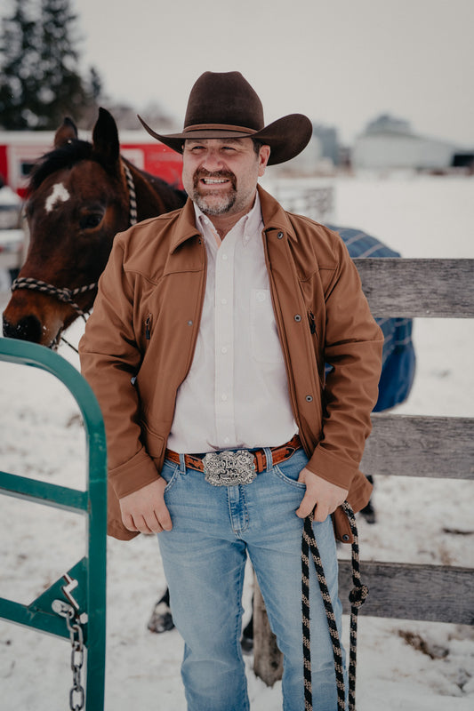 'Luca' Men's Roper Soft Shell Barn Coat (M-XXL)