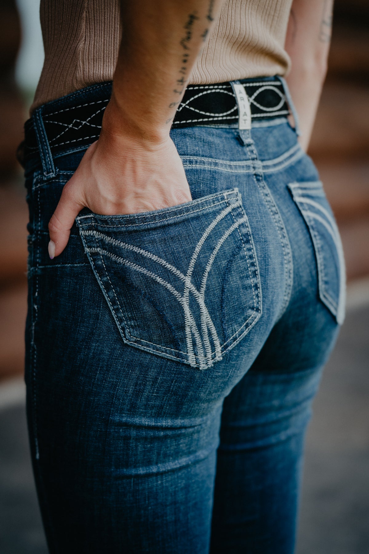 'Stella' Perfect Rise Bootcut Jean by Ariat (Sizes 24-24W Extended size)