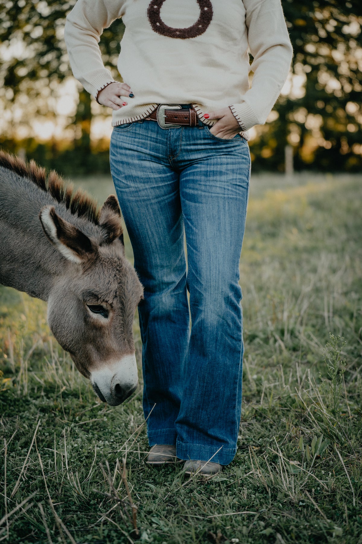 'Bessie' Perfect Rise Slim Trouser Jean by Ariat (Sizes 24-24W Extended)