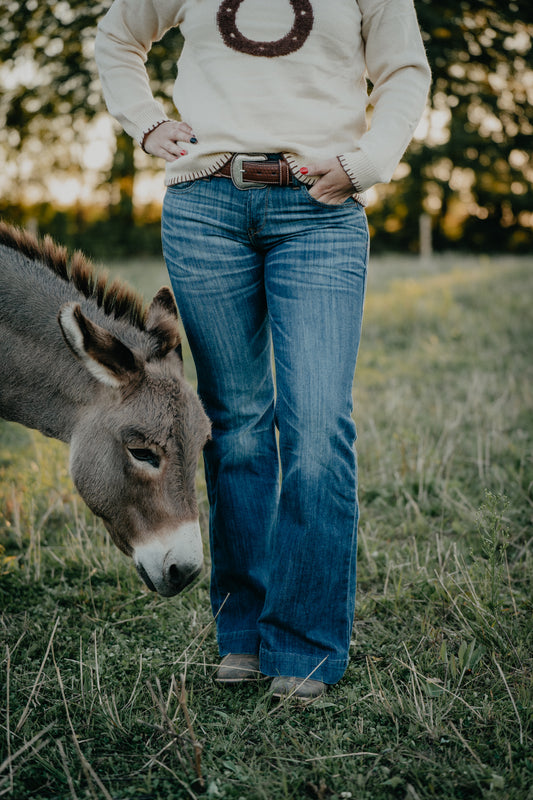 'Bessie' Perfect Rise Slim Trouser Jean by Ariat (Sizes 24-24W Extended)