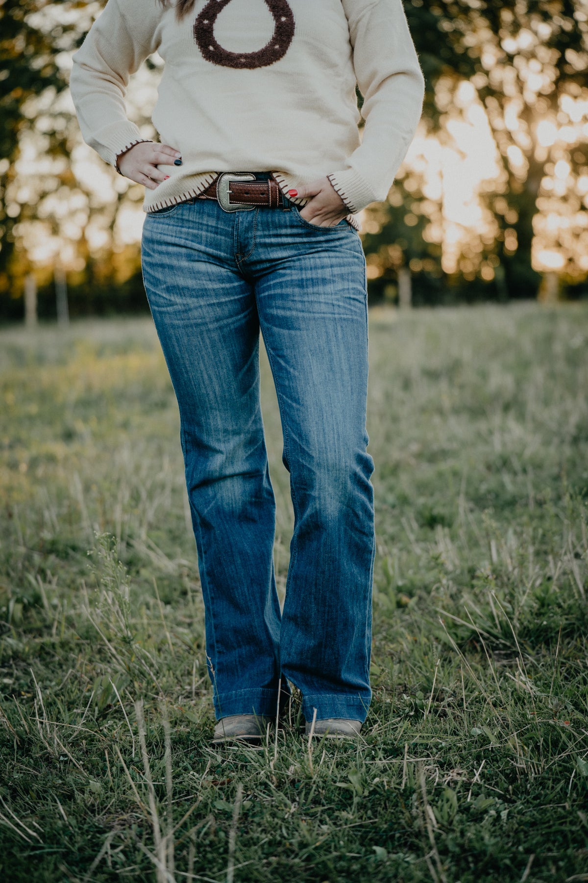 'Bessie' Perfect Rise Slim Trouser Jean by Ariat (Sizes 24-24W Extended)