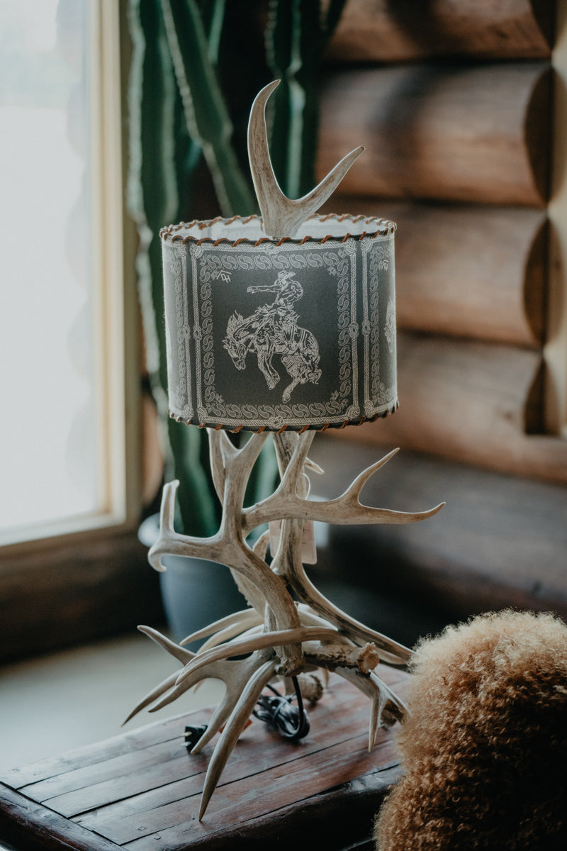 Lampshade 'Bandana Bronc' Black Medium- 11 Inches