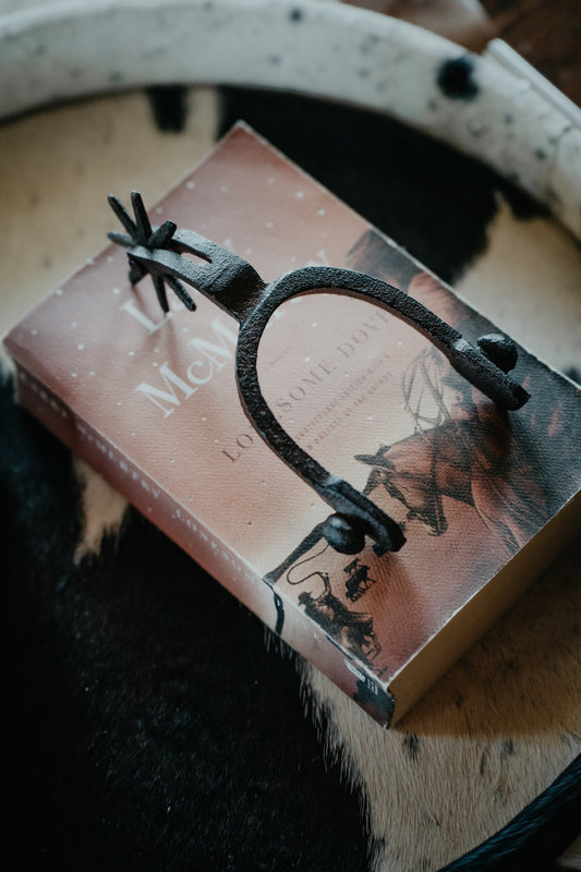 Cast Iron Spur Decor Accent
