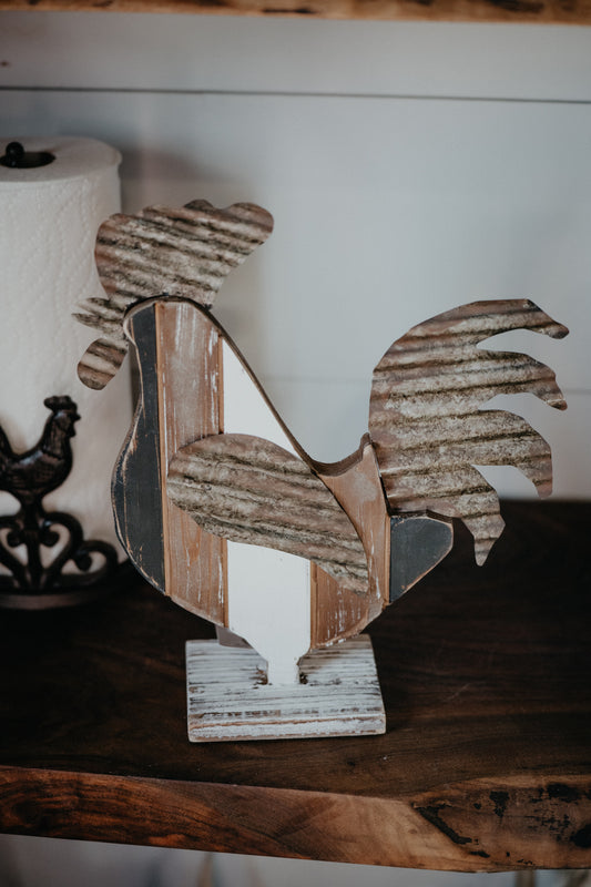 Reclaimed Wood Rooster
