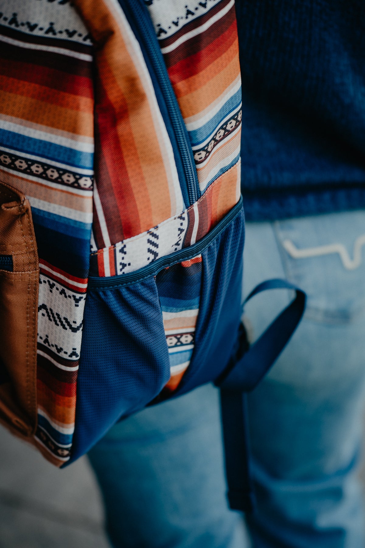 'Recess' Hooey Backpack Clay/Whitecap Grey/Folkstone Grey Serape Pattern